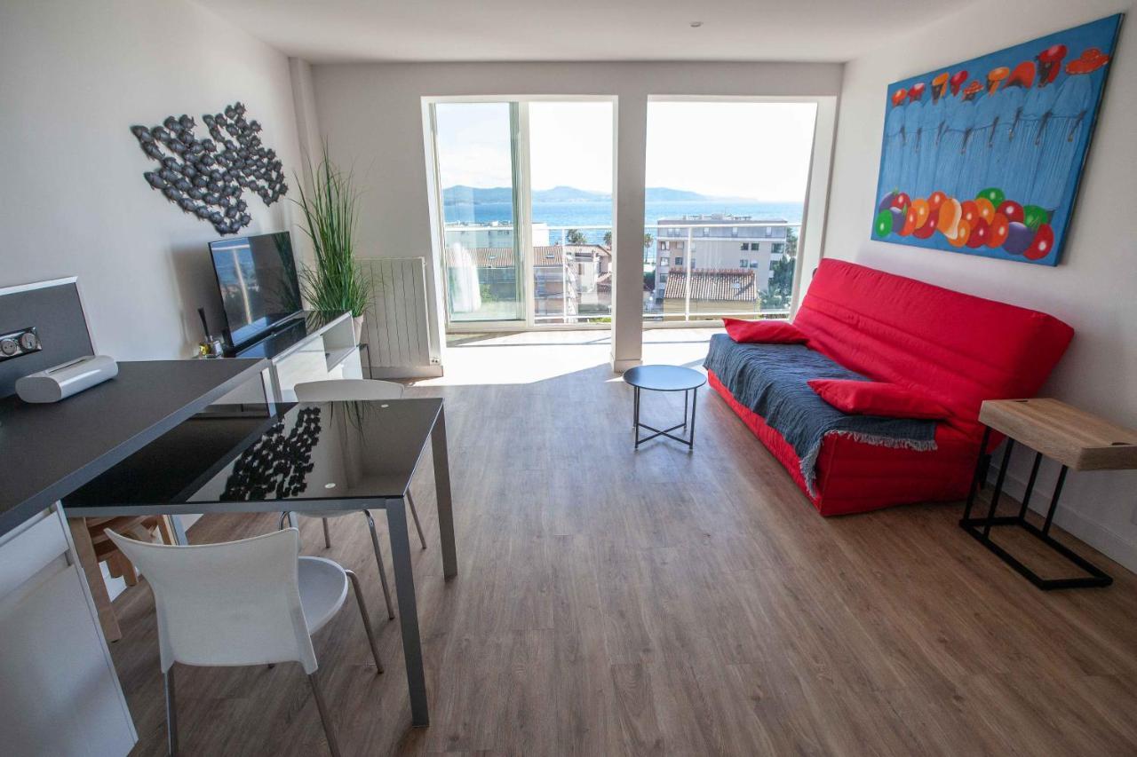Tres Beau T2 Climatise Refait A Neuf, Vue Mer Panoramique Exceptionnelle A 120M A Pied De La Plage La Ciotat Ngoại thất bức ảnh